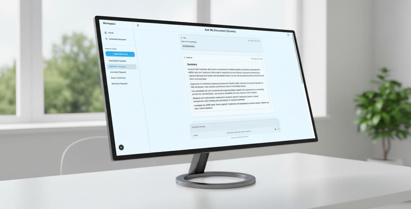 Document preview panel with highlighted sections